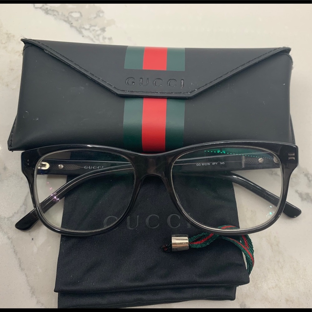 Gucci GG1612 Eyeglass frames. Grey. Good condition